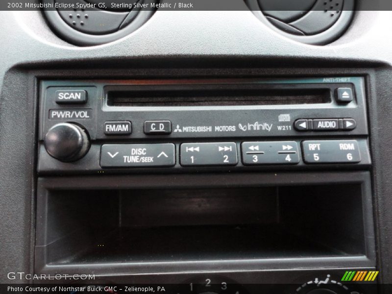 Audio System of 2002 Eclipse Spyder GS