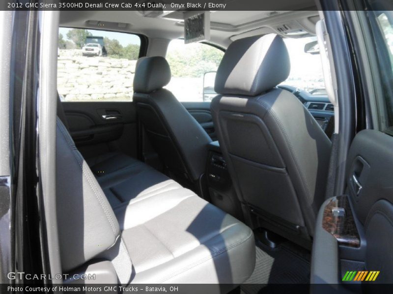 Onyx Black / Ebony 2012 GMC Sierra 3500HD Denali Crew Cab 4x4 Dually