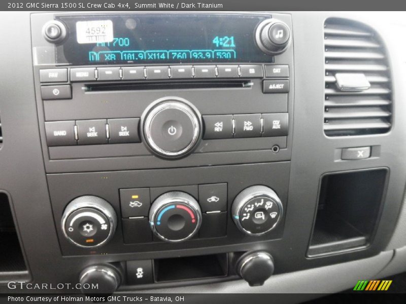 Summit White / Dark Titanium 2012 GMC Sierra 1500 SL Crew Cab 4x4