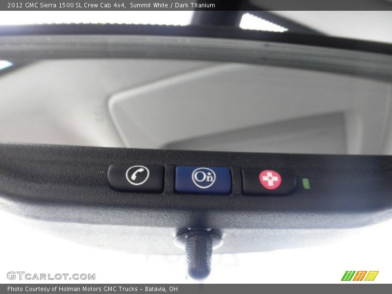 Summit White / Dark Titanium 2012 GMC Sierra 1500 SL Crew Cab 4x4
