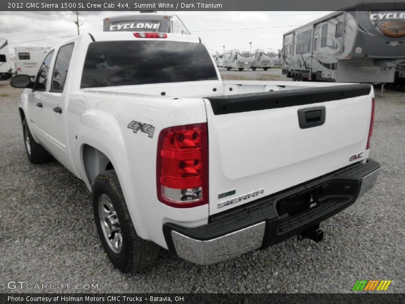 Summit White / Dark Titanium 2012 GMC Sierra 1500 SL Crew Cab 4x4