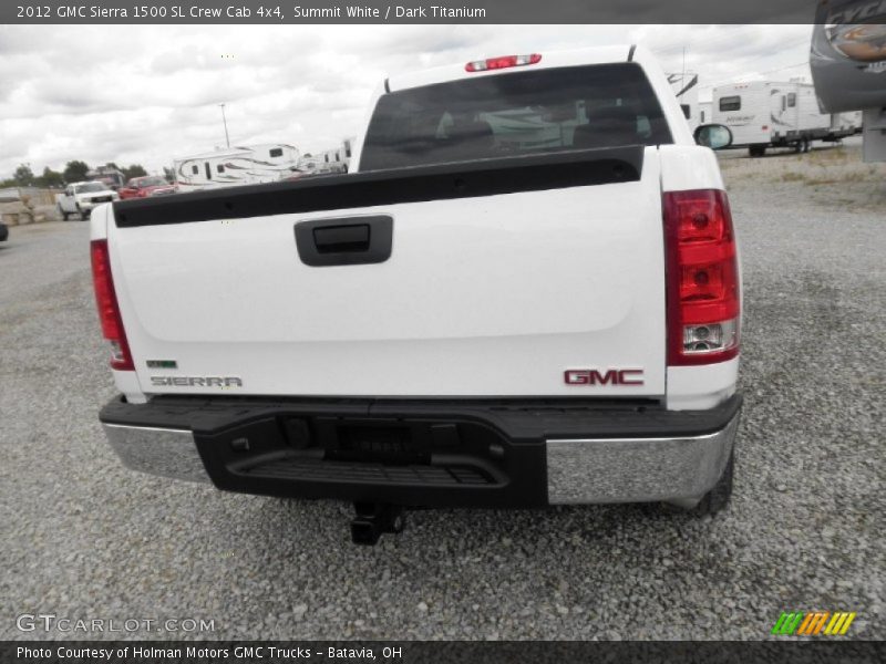 Summit White / Dark Titanium 2012 GMC Sierra 1500 SL Crew Cab 4x4