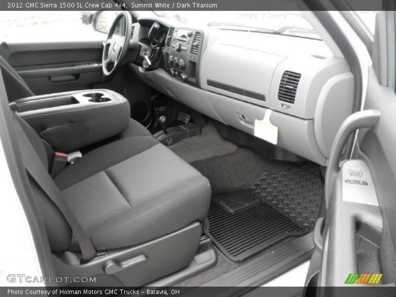 Summit White / Dark Titanium 2012 GMC Sierra 1500 SL Crew Cab 4x4