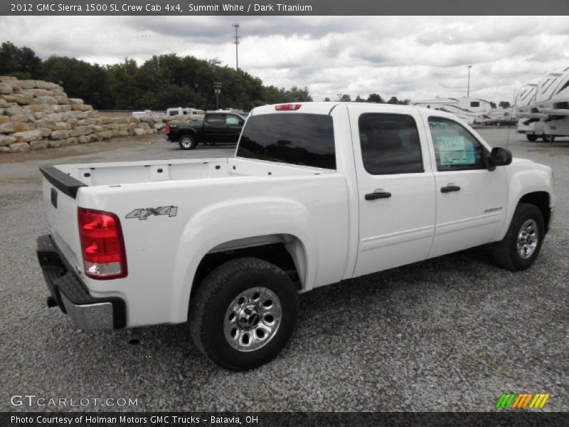Summit White / Dark Titanium 2012 GMC Sierra 1500 SL Crew Cab 4x4