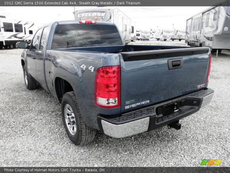 Stealth Gray Metallic / Dark Titanium 2012 GMC Sierra 1500 Extended Cab 4x4