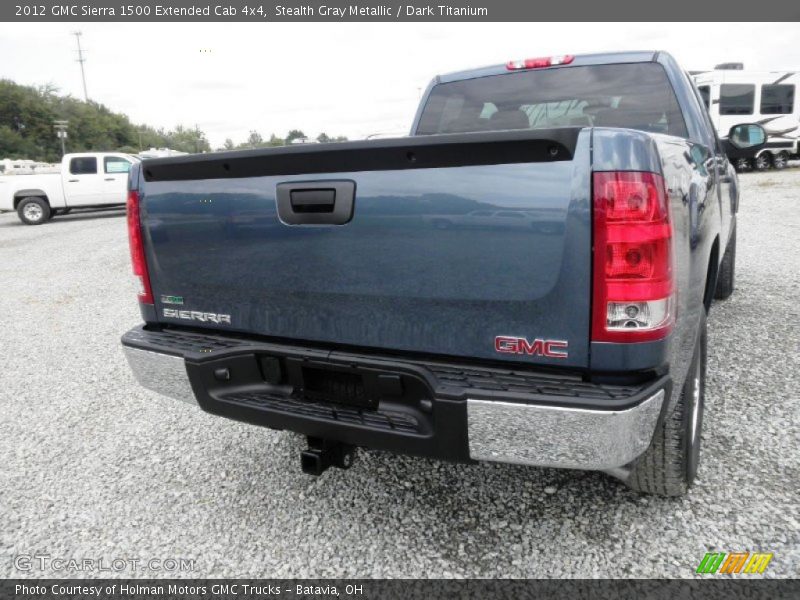 Stealth Gray Metallic / Dark Titanium 2012 GMC Sierra 1500 Extended Cab 4x4