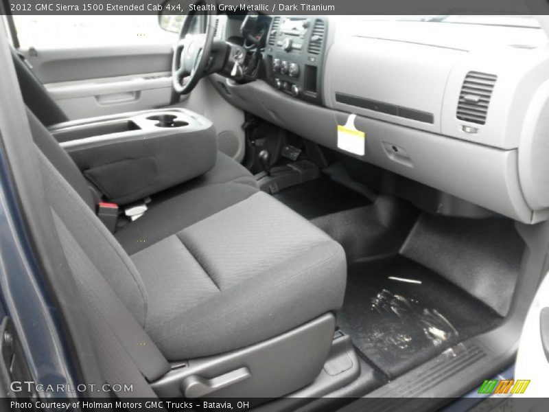 Stealth Gray Metallic / Dark Titanium 2012 GMC Sierra 1500 Extended Cab 4x4