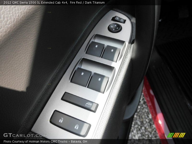 Fire Red / Dark Titanium 2012 GMC Sierra 1500 SL Extended Cab 4x4