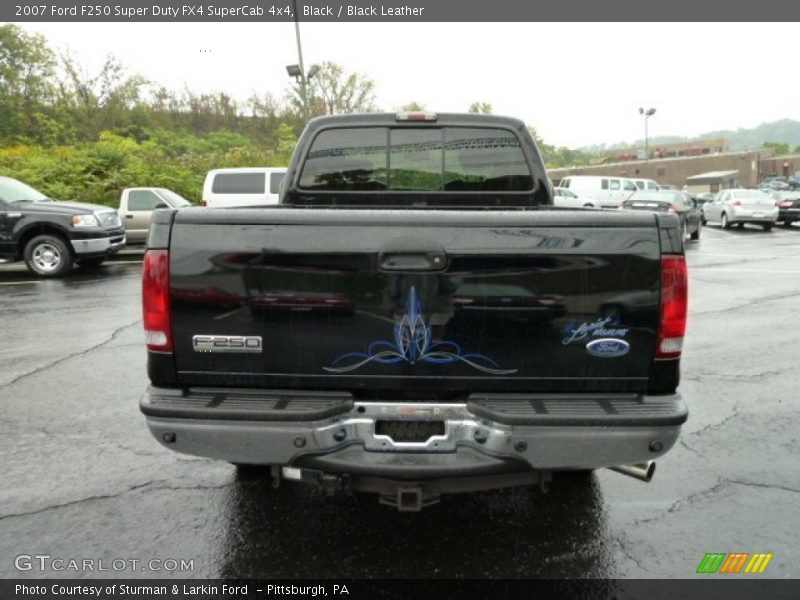 Black / Black Leather 2007 Ford F250 Super Duty FX4 SuperCab 4x4