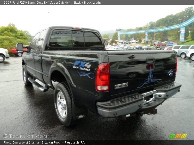 Black / Black Leather 2007 Ford F250 Super Duty FX4 SuperCab 4x4
