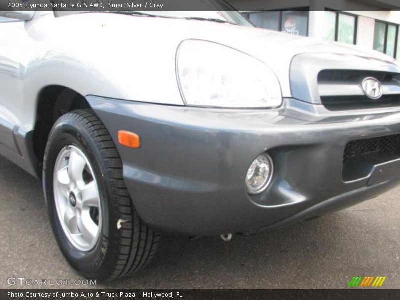 Smart Silver / Gray 2005 Hyundai Santa Fe GLS 4WD