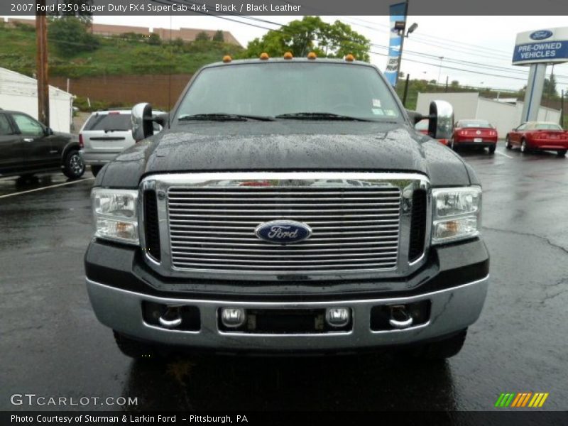 Black / Black Leather 2007 Ford F250 Super Duty FX4 SuperCab 4x4
