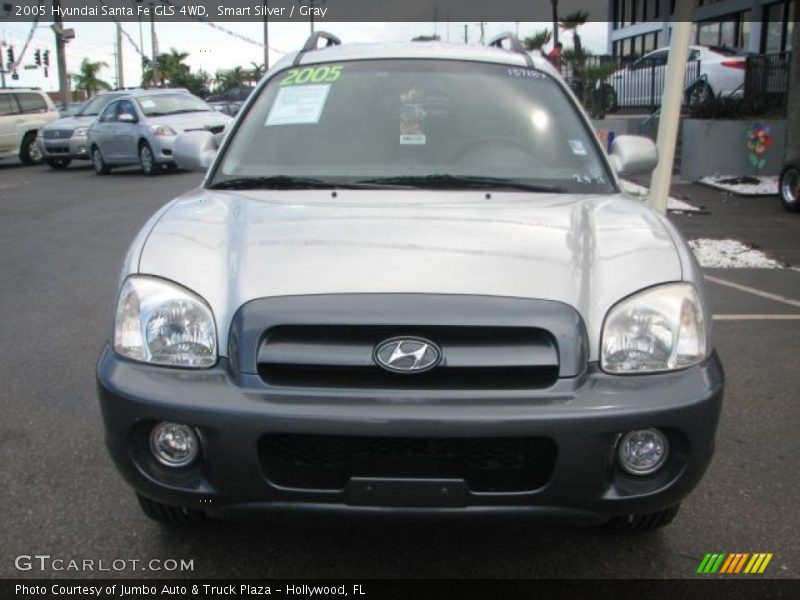 Smart Silver / Gray 2005 Hyundai Santa Fe GLS 4WD
