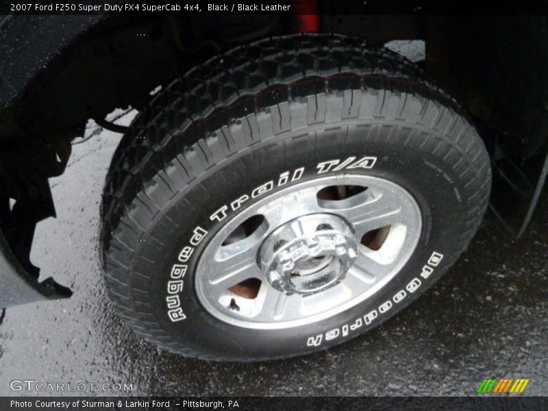 Black / Black Leather 2007 Ford F250 Super Duty FX4 SuperCab 4x4