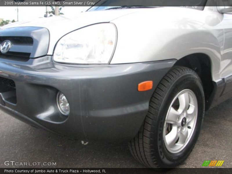 Smart Silver / Gray 2005 Hyundai Santa Fe GLS 4WD