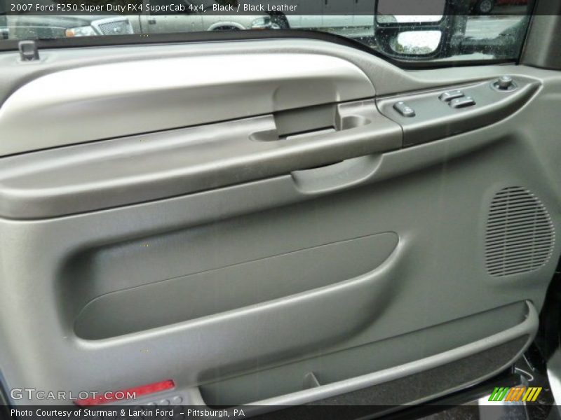 Black / Black Leather 2007 Ford F250 Super Duty FX4 SuperCab 4x4