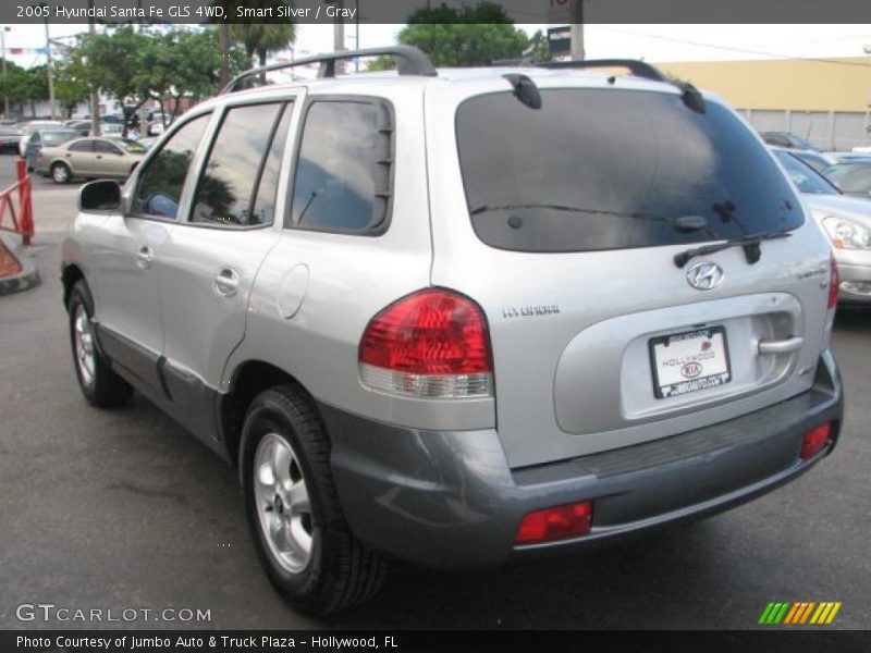 Smart Silver / Gray 2005 Hyundai Santa Fe GLS 4WD