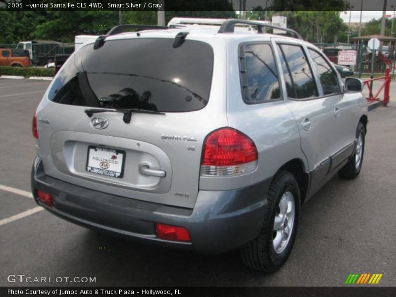 Smart Silver / Gray 2005 Hyundai Santa Fe GLS 4WD
