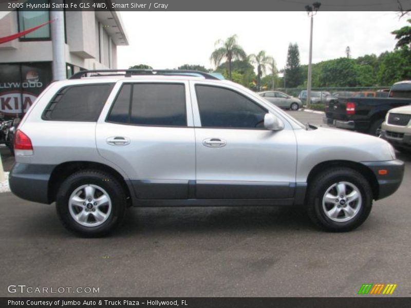 Smart Silver / Gray 2005 Hyundai Santa Fe GLS 4WD
