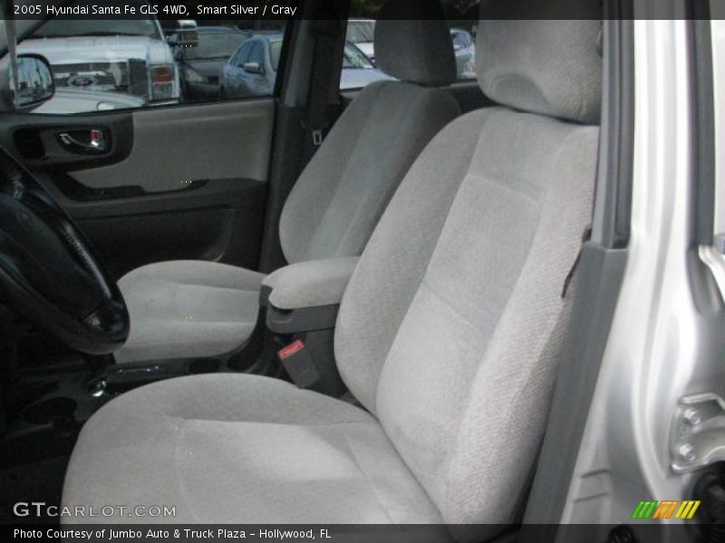 Smart Silver / Gray 2005 Hyundai Santa Fe GLS 4WD
