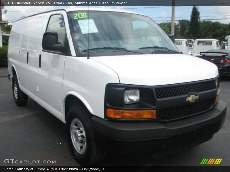 Summit White / Medium Pewter 2011 Chevrolet Express 2500 Work Van