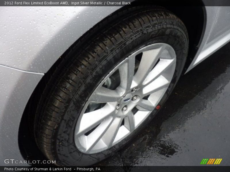Ingot Silver Metallic / Charcoal Black 2012 Ford Flex Limited EcoBoost AWD