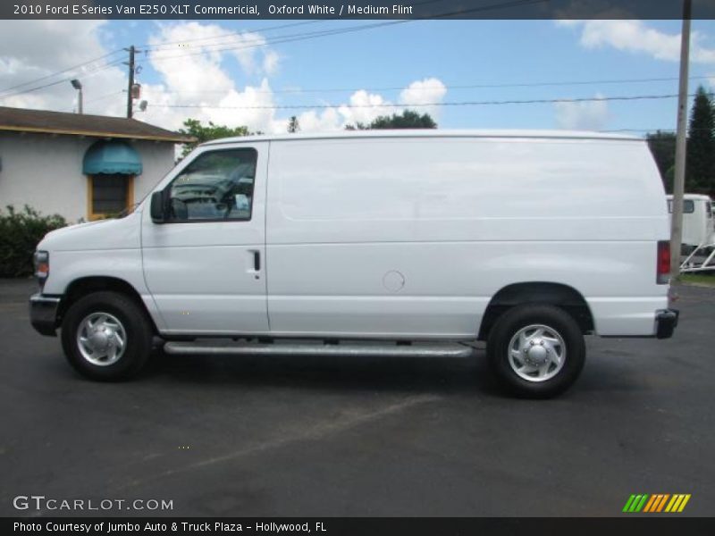 Oxford White / Medium Flint 2010 Ford E Series Van E250 XLT Commericial
