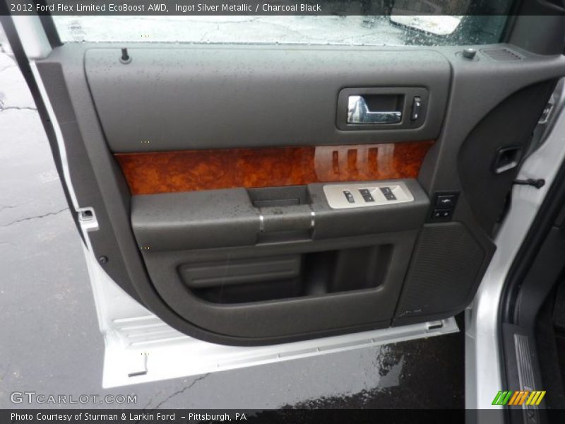 Ingot Silver Metallic / Charcoal Black 2012 Ford Flex Limited EcoBoost AWD