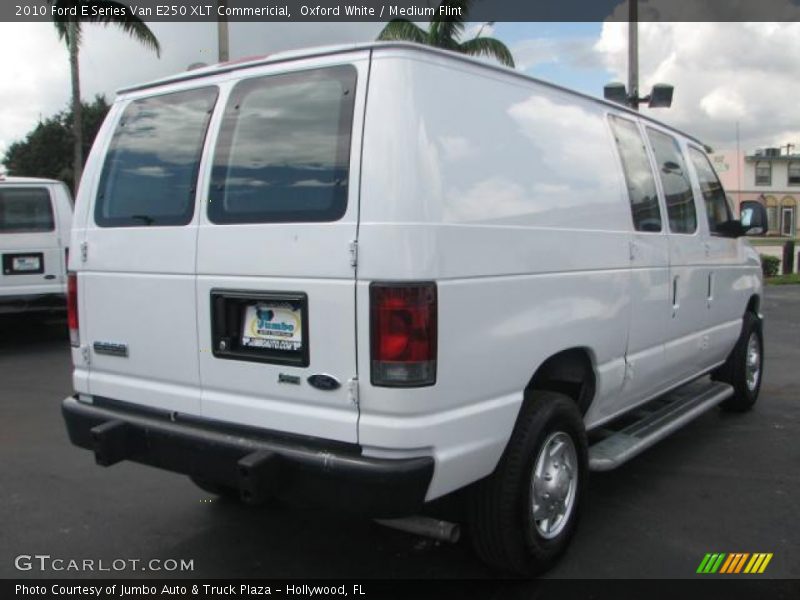 Oxford White / Medium Flint 2010 Ford E Series Van E250 XLT Commericial