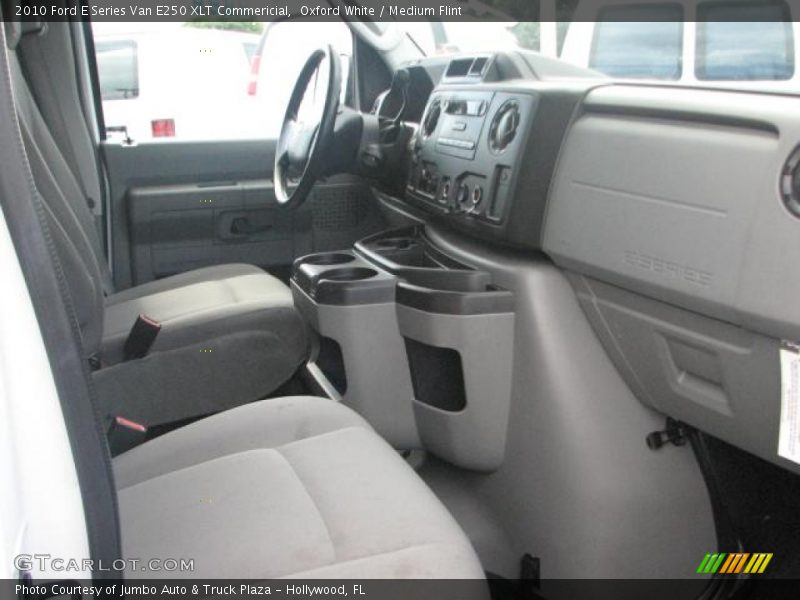 Oxford White / Medium Flint 2010 Ford E Series Van E250 XLT Commericial