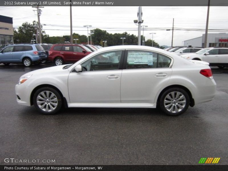  2012 Legacy 3.6R Limited Satin White Pearl
