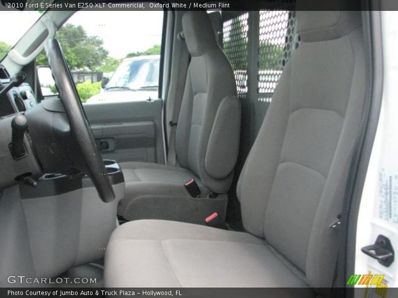 Oxford White / Medium Flint 2010 Ford E Series Van E250 XLT Commericial