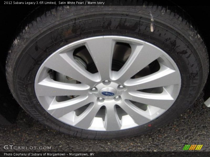 Satin White Pearl / Warm Ivory 2012 Subaru Legacy 3.6R Limited