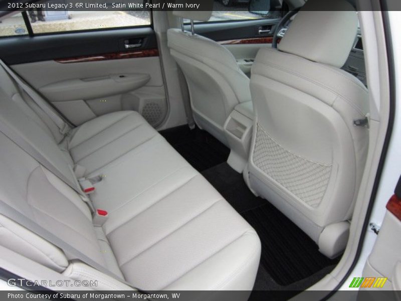Satin White Pearl / Warm Ivory 2012 Subaru Legacy 3.6R Limited