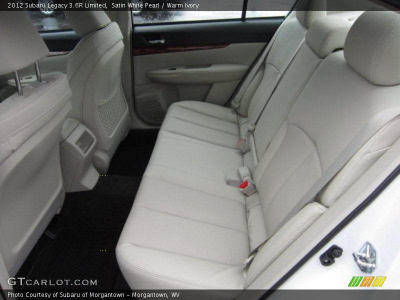 Satin White Pearl / Warm Ivory 2012 Subaru Legacy 3.6R Limited