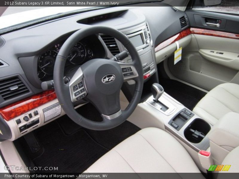  2012 Legacy 3.6R Limited Warm Ivory Interior
