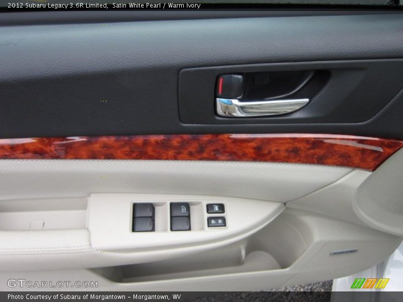 Satin White Pearl / Warm Ivory 2012 Subaru Legacy 3.6R Limited