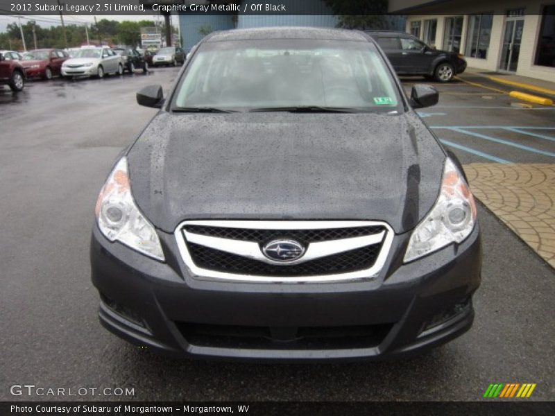 Graphite Gray Metallic / Off Black 2012 Subaru Legacy 2.5i Limited