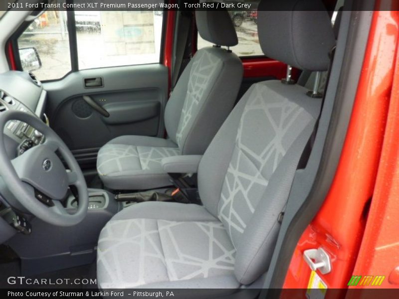  2011 Transit Connect XLT Premium Passenger Wagon Dark Grey Interior