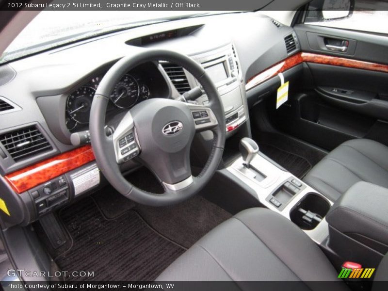 Dashboard of 2012 Legacy 2.5i Limited