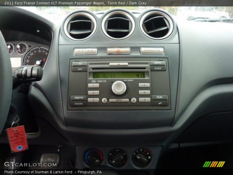 Controls of 2011 Transit Connect XLT Premium Passenger Wagon