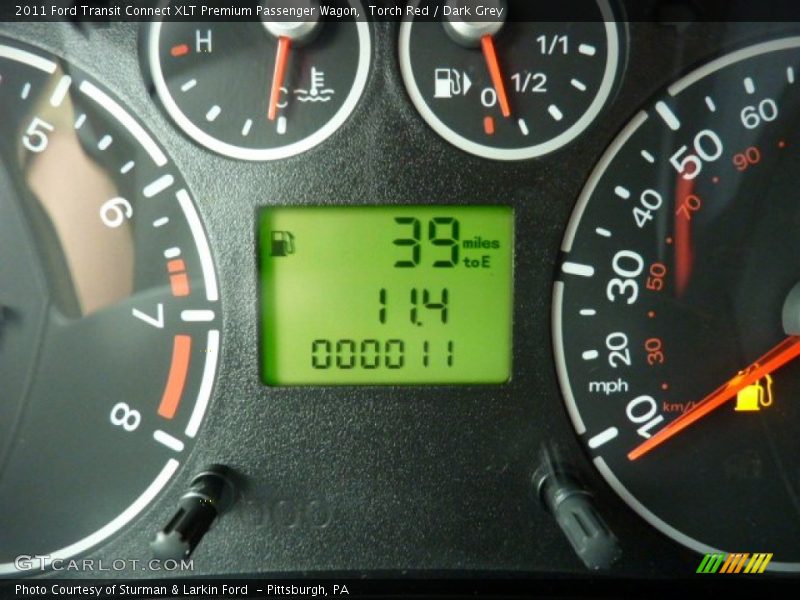 Torch Red / Dark Grey 2011 Ford Transit Connect XLT Premium Passenger Wagon