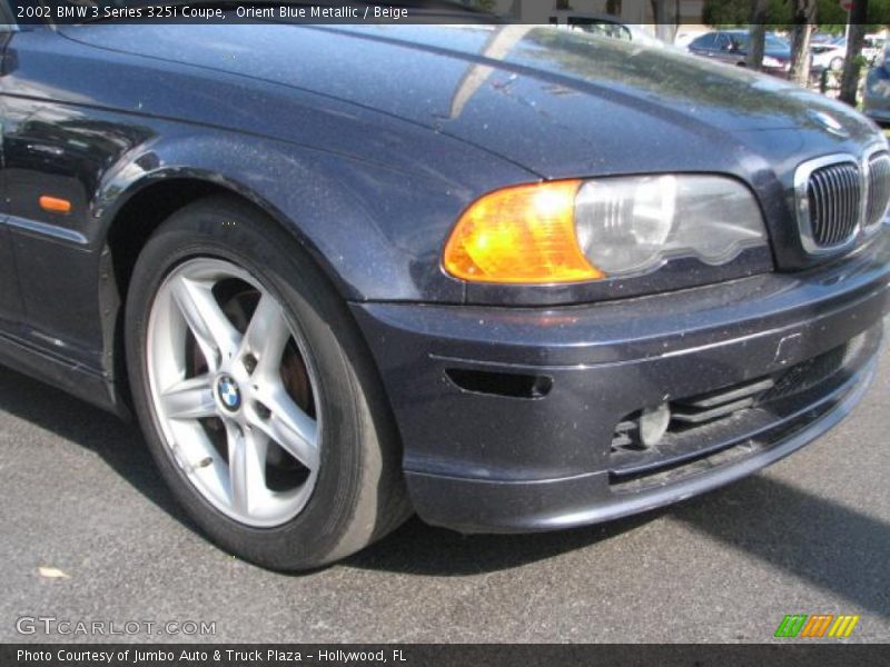 Orient Blue Metallic / Beige 2002 BMW 3 Series 325i Coupe