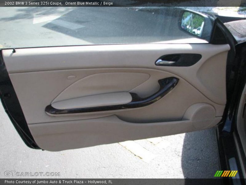 Orient Blue Metallic / Beige 2002 BMW 3 Series 325i Coupe