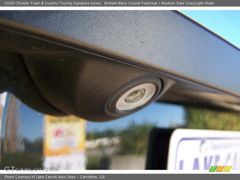 Brilliant Black Crystal Pearlcoat / Medium Slate Gray/Light Shale 2008 Chrysler Town & Country Touring Signature Series