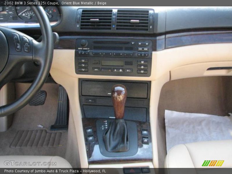 Orient Blue Metallic / Beige 2002 BMW 3 Series 325i Coupe