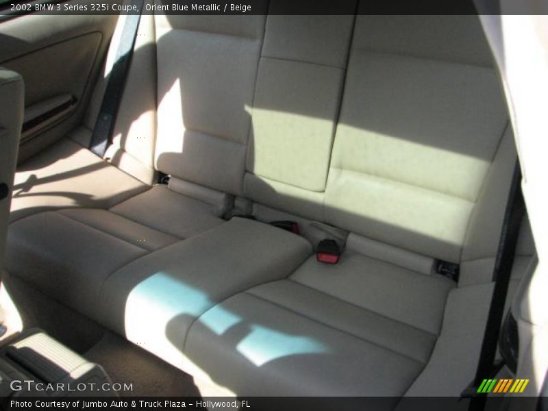 Orient Blue Metallic / Beige 2002 BMW 3 Series 325i Coupe