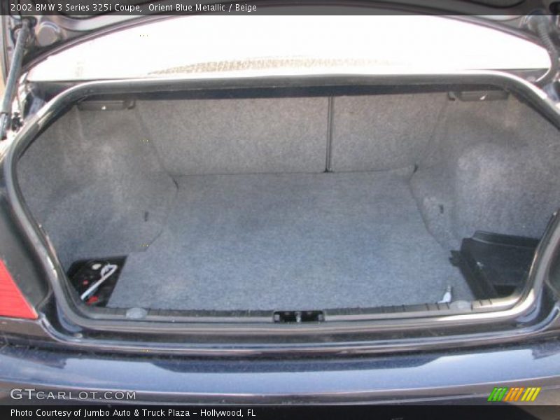 Orient Blue Metallic / Beige 2002 BMW 3 Series 325i Coupe