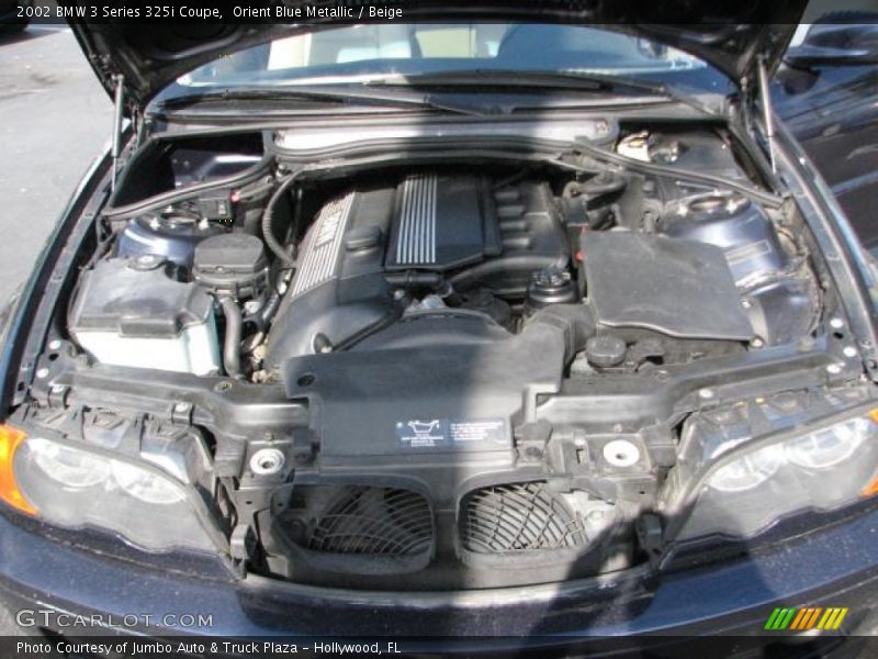 Orient Blue Metallic / Beige 2002 BMW 3 Series 325i Coupe