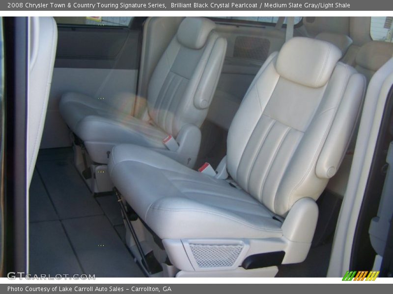 Brilliant Black Crystal Pearlcoat / Medium Slate Gray/Light Shale 2008 Chrysler Town & Country Touring Signature Series